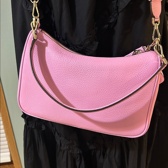 Kate Spade Emma Shoulder Bag Pink Leather Crossbody Purse - Picture 10 of 15